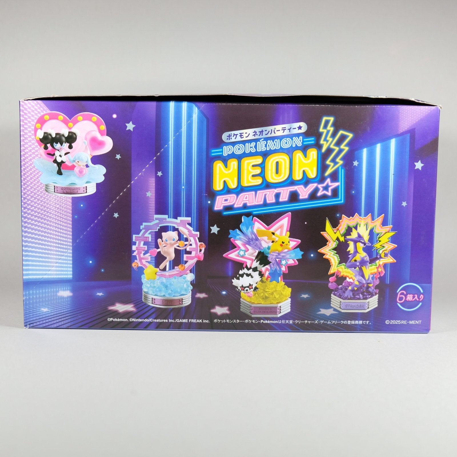 Re-Ment Pokemon Neon Party figure collection