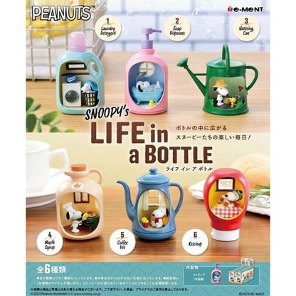 Re-Ment Snoopy Life In A Bottle figure